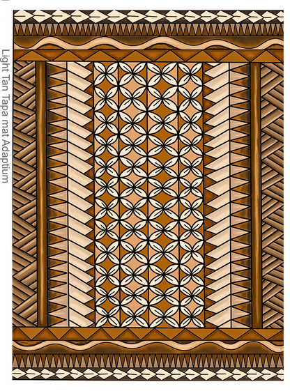 Light Tan Tapa Mat – Clay Transfer Pattern Paper (CTPP)