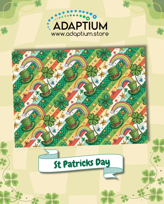 Lucky Shamrock & Rainbow Water Transfer – Polymer Clay  CTP STPTD