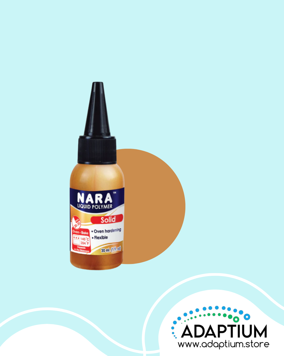 Nara Liquid Polymer Clay 30mls - Oven Bake