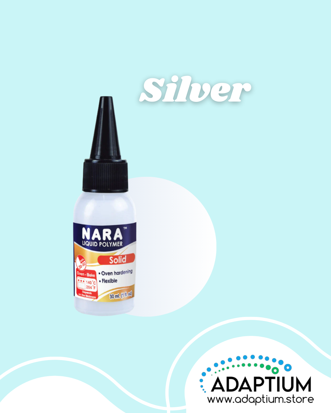 Nara Liquid Polymer Clay 30mls - Oven Bake