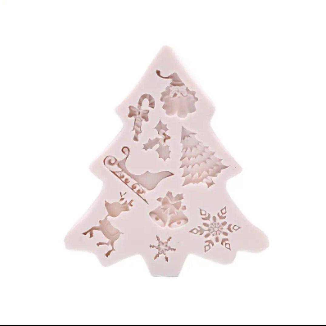 Christmas Multi Silicone Mould