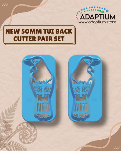 Tūī Keyring Cutter – or New Zealand Bird cutter for Polymer Clay Design KDBT