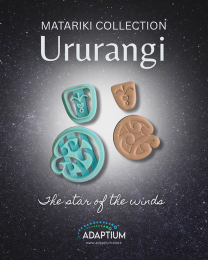 Ururangi Matariki- Pleiades Resin Cutter for polymer clay KS 57-4