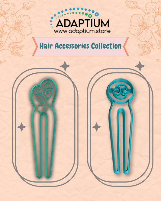 Heru KS 81-4 Polymer Clay Cutter – Māori Inspired Hair Comb Design