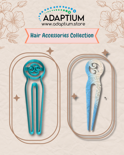 Heru KS 81-4 Polymer Clay Cutter – Māori Inspired Hair Comb Design