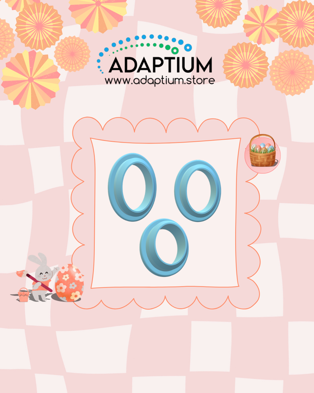 Mini Easter Egg Set 3pc KDEP