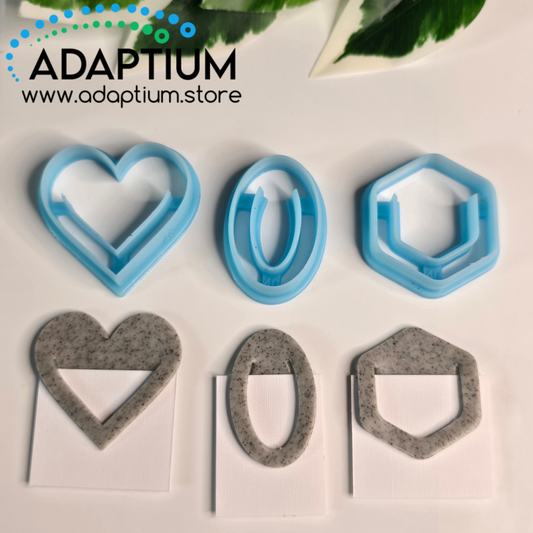 Single paper clip Sharp cutters -Polymer clay KS 116