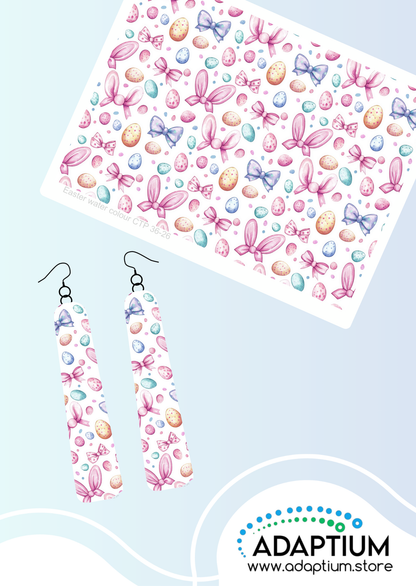 Bunny Meadow -Easter watercolour  CTP 07-26