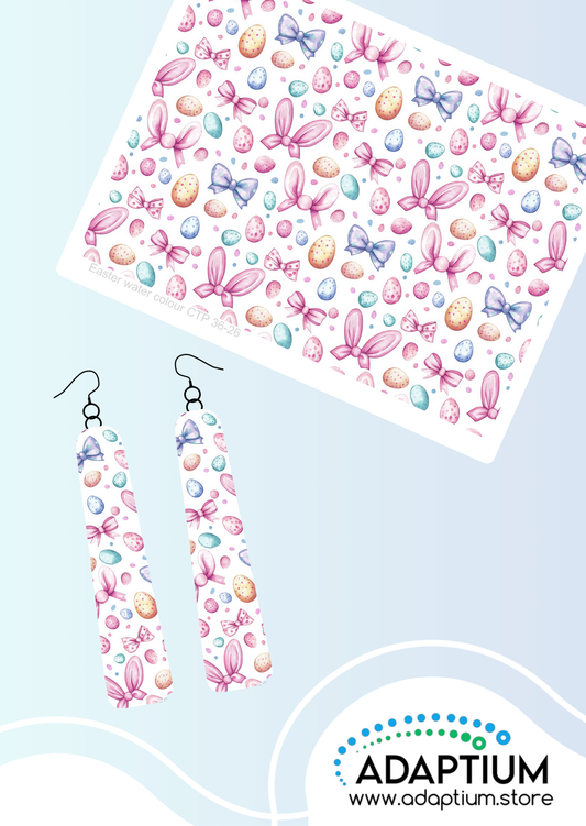Easter Eggs & Bows -Easter watercolour  CTP 36-26