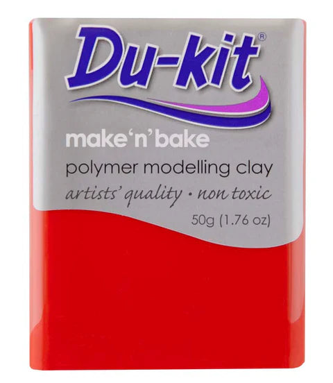 20 Scarlet Du-kit Polymer Clay 50g