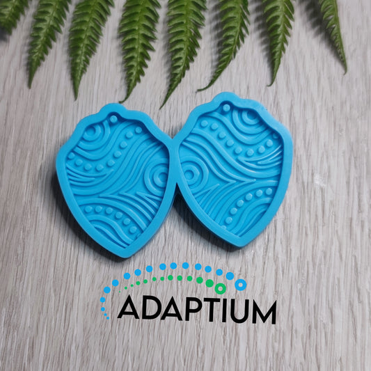 Texture Earring Silicone mould 2