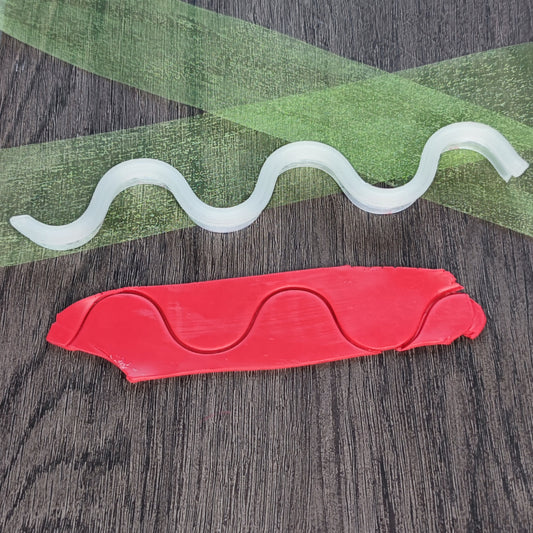Mokume Wave cutter Texture Stamp