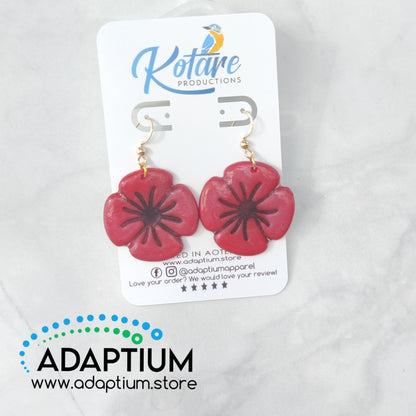 ANZAC Cross Poppy Cutter – Polymer Clay Cutter with Matching Transfer Option