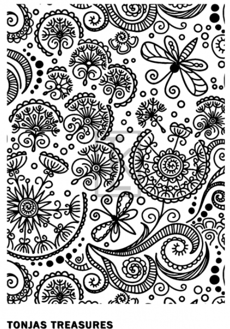 Dragonfly & Dandelion Silkscreen