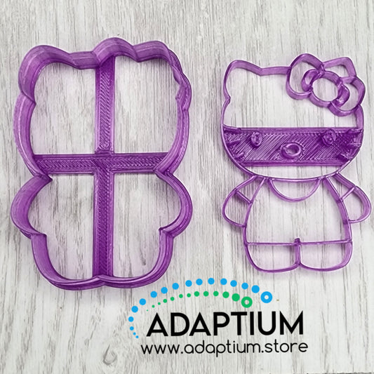 Hello Kitty Cookie Cutter & Stamp
