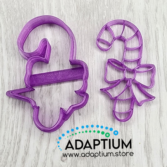 Candy Cane Cookie Cutter & stamp