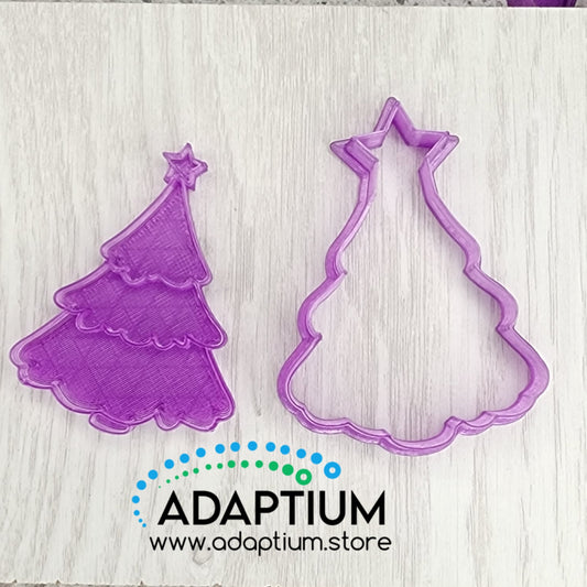 Christmas Tree & Stamp Cookie cutter