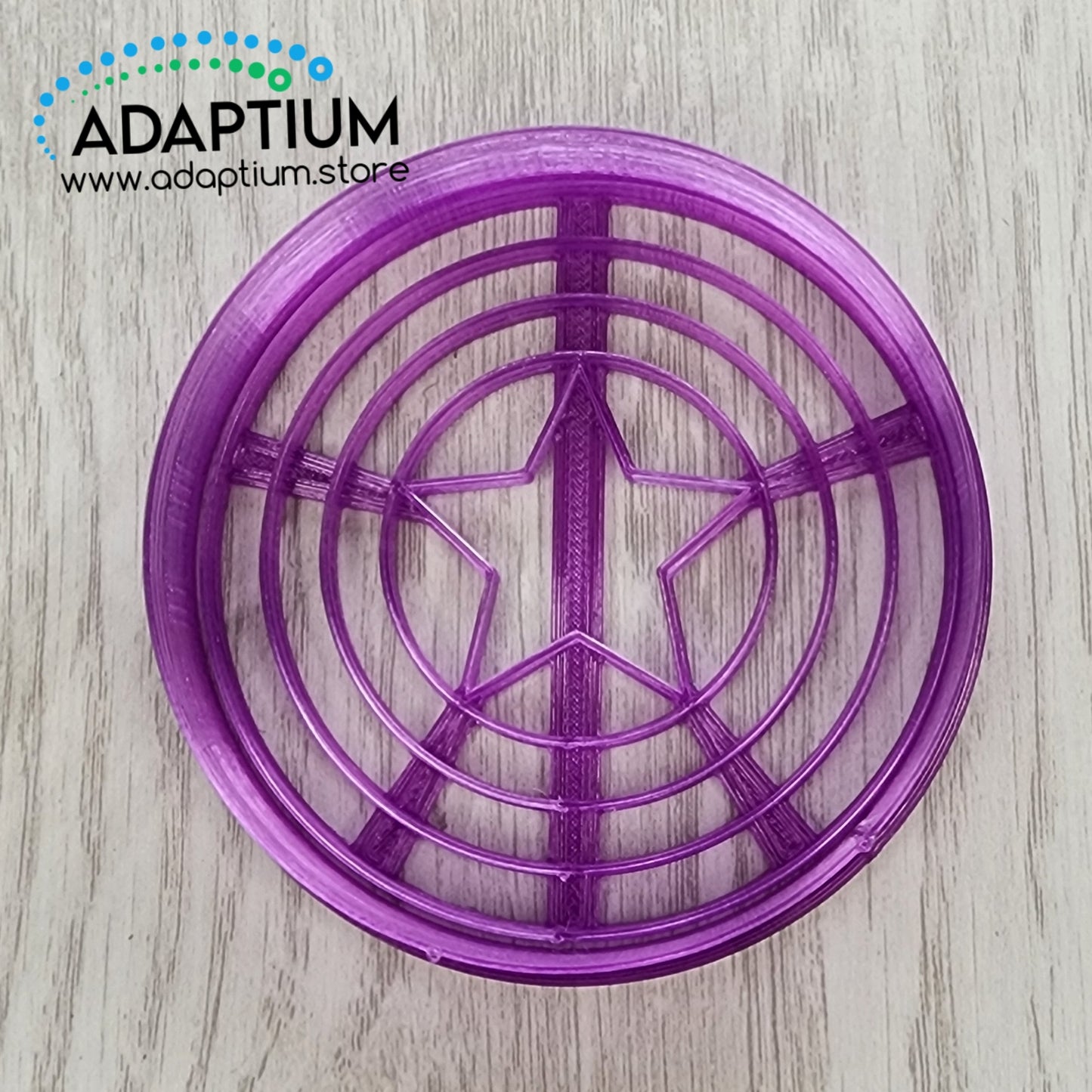 Captain America Cookie cutter & Stamp