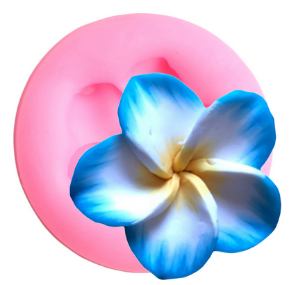 frangipani flower Silicone Mould 1