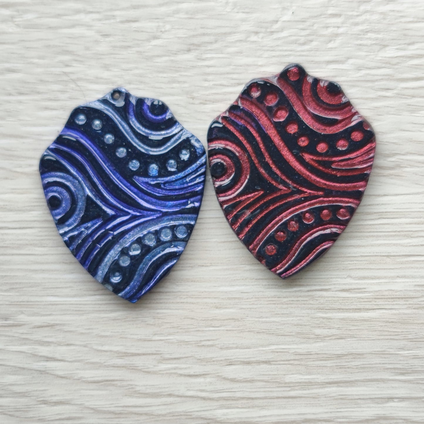 Texture Earring Silicone mould 2