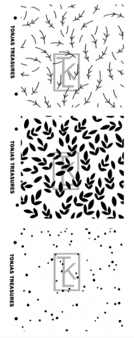 3 Layer Leaves & Branches Silkscreen