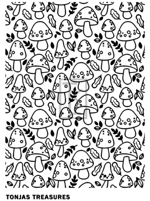 Mushroom Patch Silkscreen
