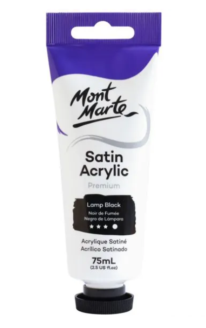 Satin Acrylic Premium Paint 75ml Media