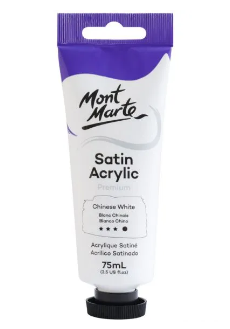 Satin Acrylic Premium Paint 75ml Media