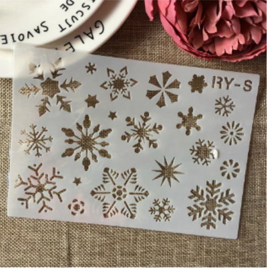 Snowflakes Stencil LCS0 RY-S