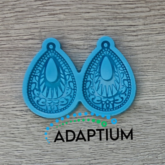 Texture Earring Silicone mould 6